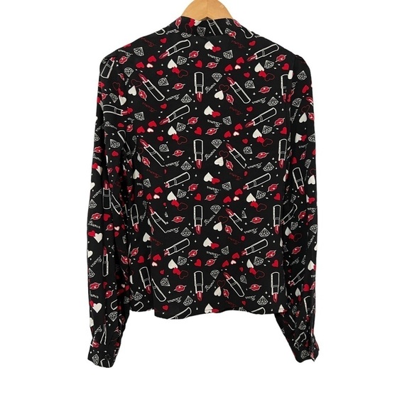 HELL BUNNY BISOUS BLOUSE SIZE SMALL - Picture 5 of 7